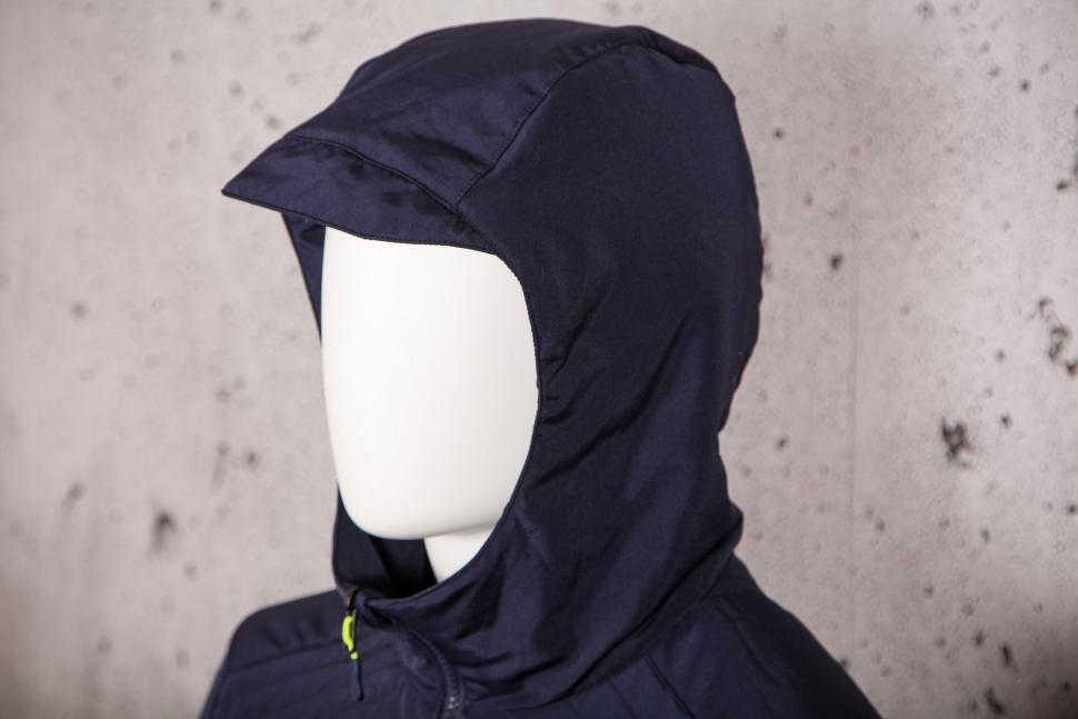 2021 BTWIN Warm Reversible Urban Cycling Jacket - navy side - hood.jpg