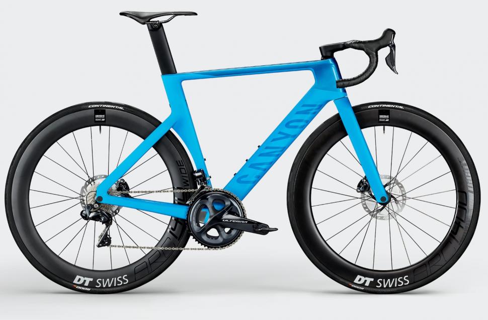 2021 Canyon Aeroad CF SLX Disc 8 Di2 Blue in Blue