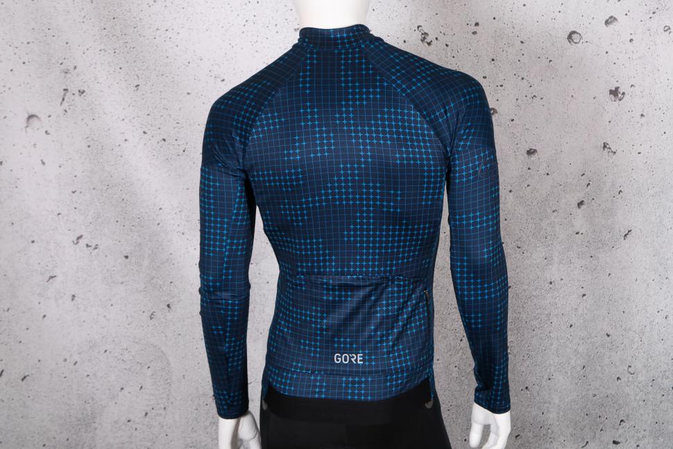 2021 Gore Progress Thermo Grid Camo Jersey Mens - back.jpg