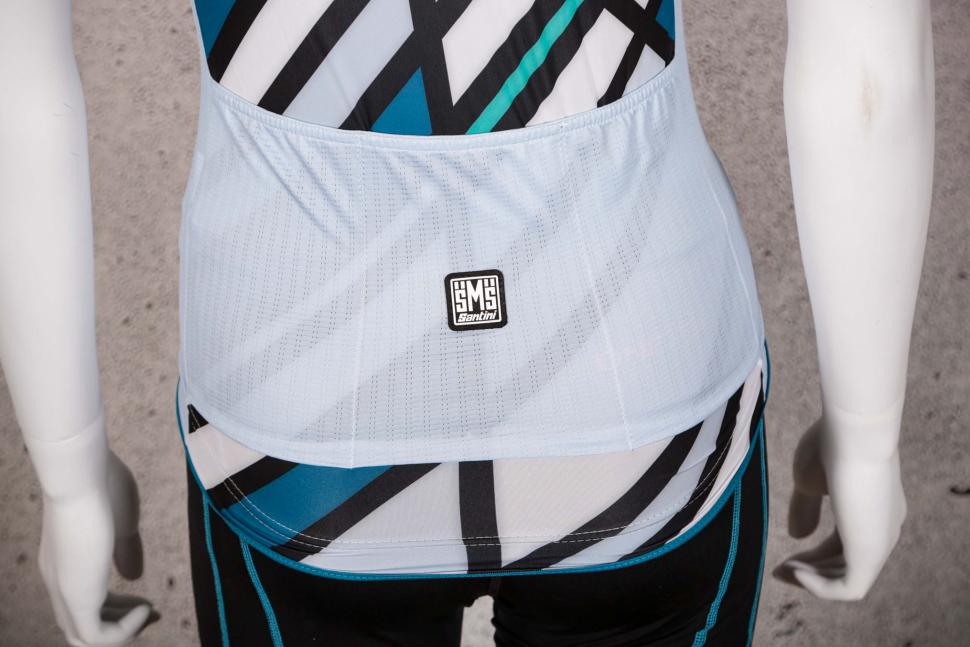 2021 Santini Eco Sleek Raggio Women's Short Sleeve Jersey - pockets.jpg