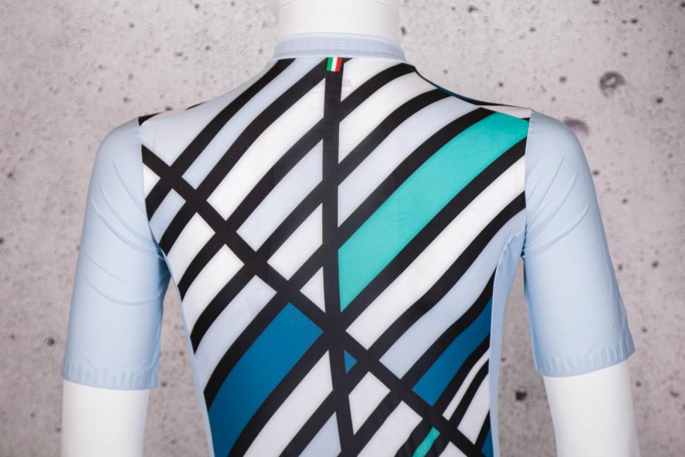 2021 Santini Eco Sleek Raggio Women's Short Sleeve Jersey - shoulders.jpg