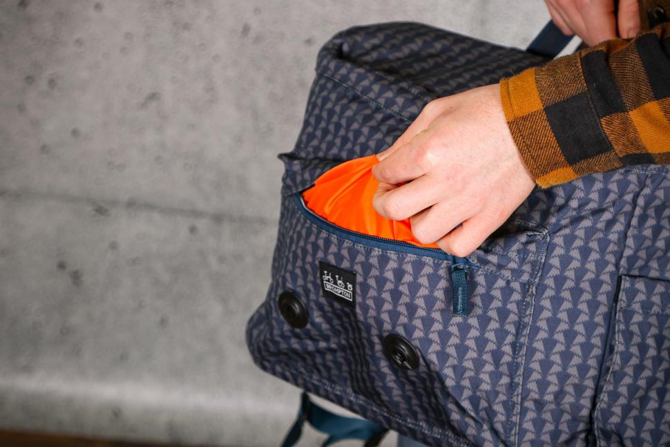 2022 Brompton Backpack Made with Liberty Fabric Jonathan - front zip pocket.jpg