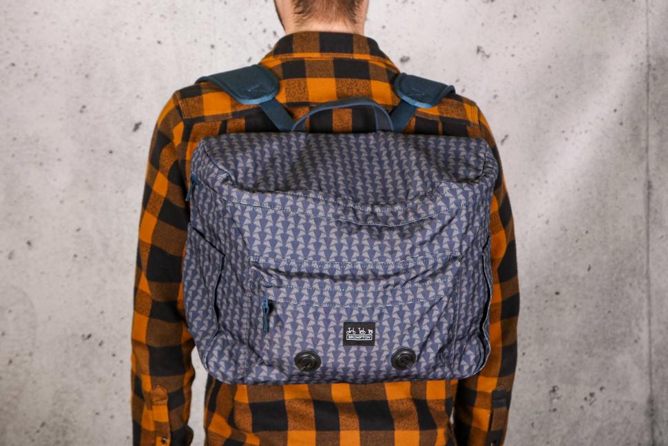 Brompton Backpack made with Liberty Fabric Jonathan