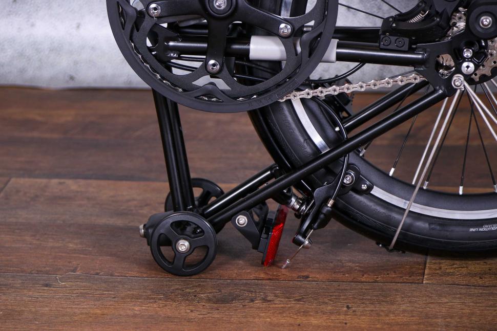 2022 Brompton P Line Urban Storm Grey High - semi folded coaster wheels.jpg