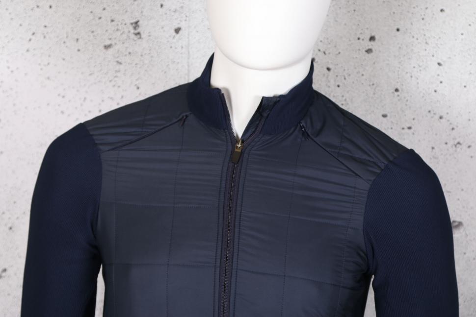 2022 Cafe Du Cycliste Leonie Mens Insulated Cycling Jacket - chest.jpg