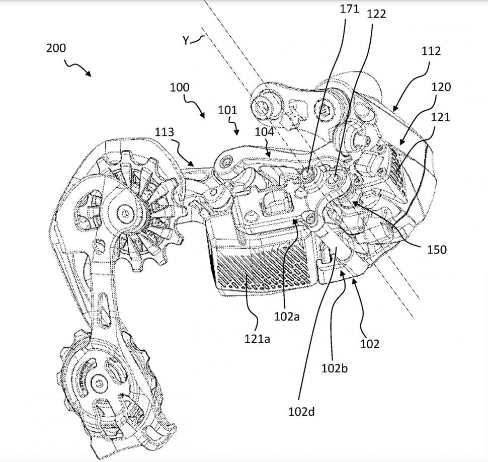 2022 Campagnolo patent Actuator device for Bicycle Gearshift - 1