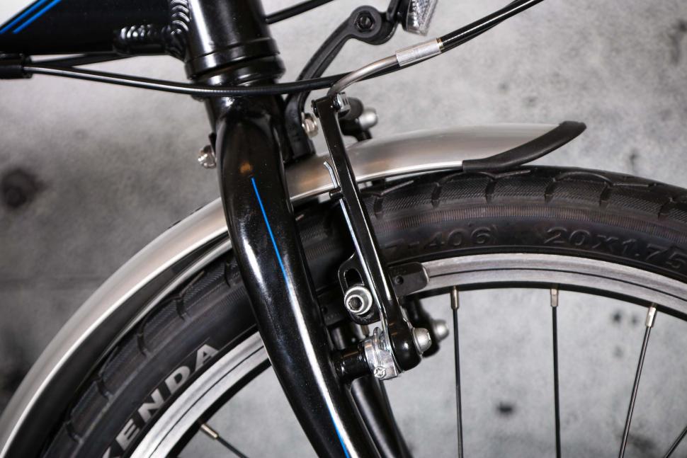2022 Carrera Intercity Folding Bike - front brake.jpg