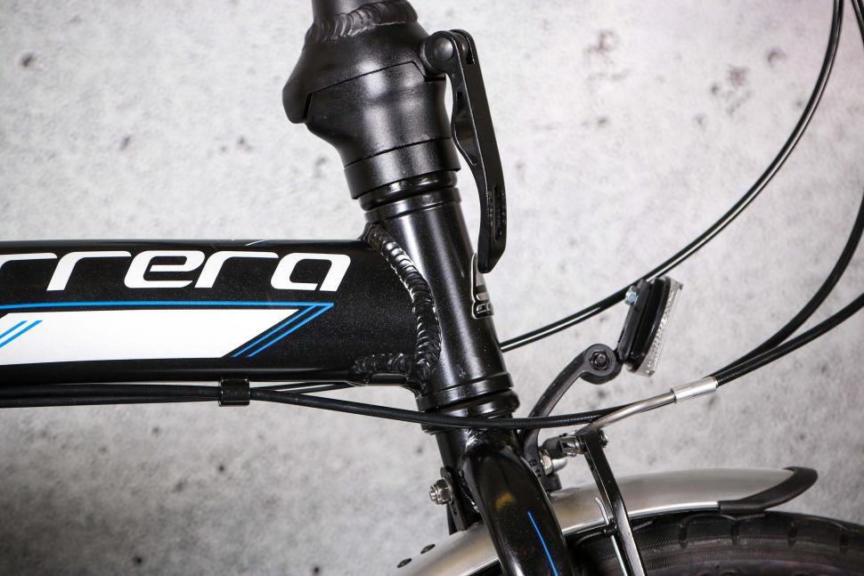 2022 Carrera Intercity Folding Bike - head tube.jpg
