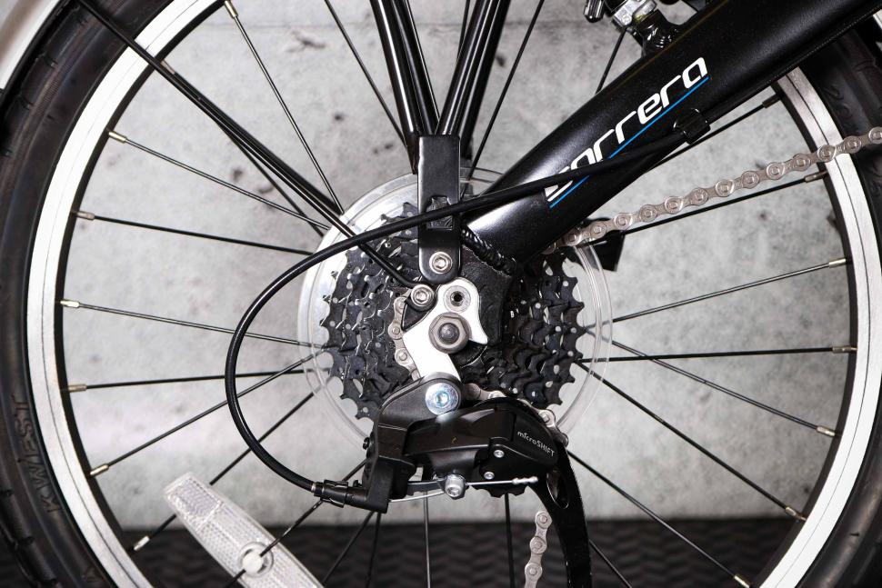 2022 Carrera Intercity Folding Bike - rear drop out.jpg