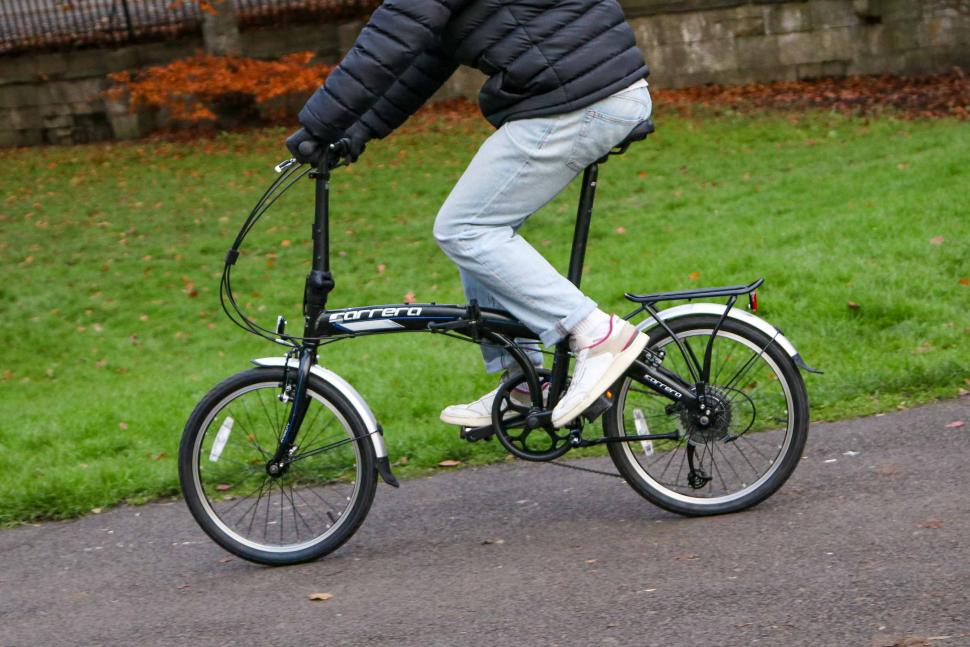 2022 Carrera Intercity Folding Bike - riding 5.jpg