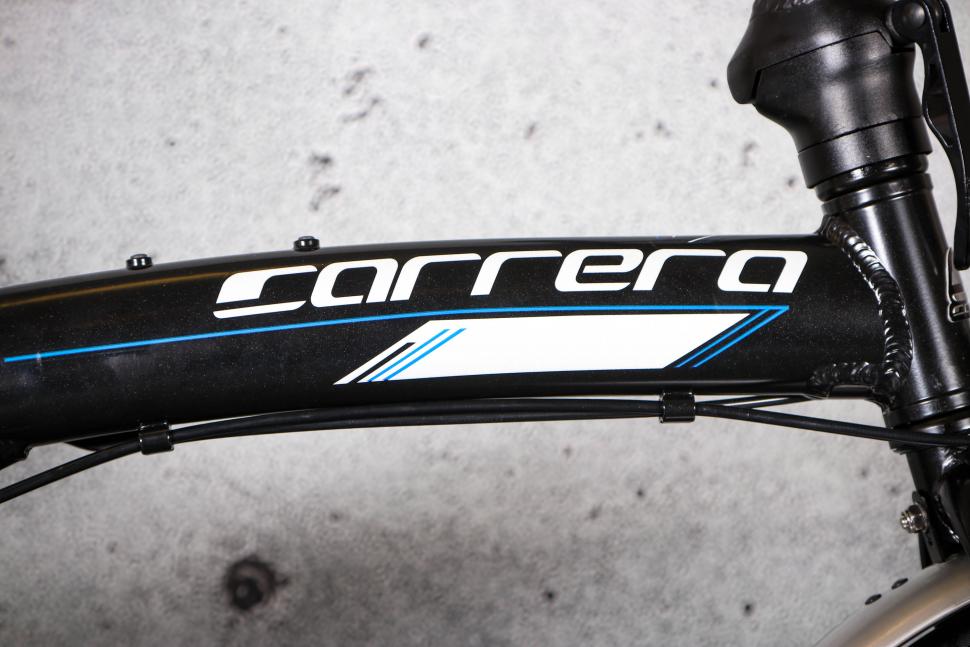 2022 Carrera Intercity Folding Bike - top tube.jpg