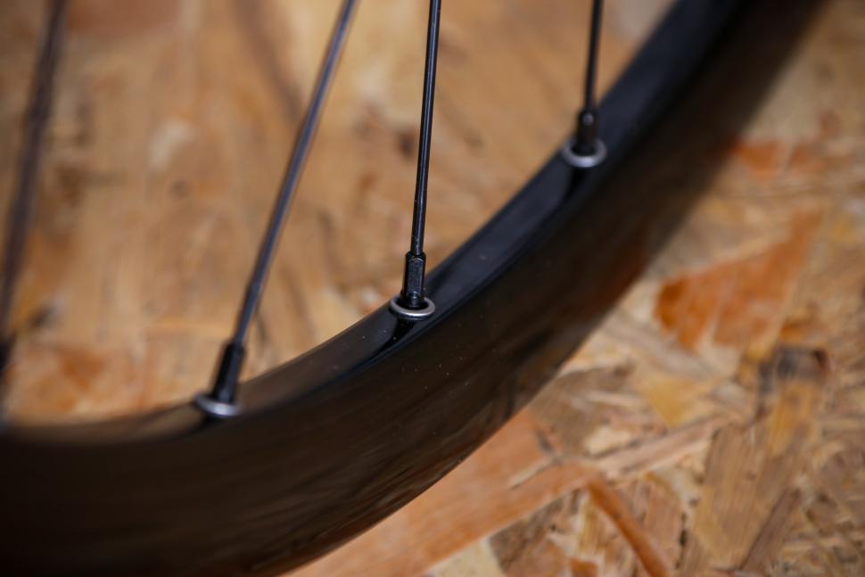 2022 Halo White Line Disc 700c Dyno Wheelset - spoke nipple.jpg
