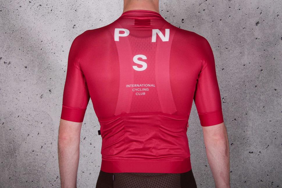 2022 Pas Normal Studios Men's Mechanism Jersey - Deep Red - back.jpg