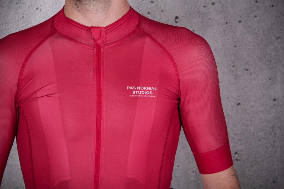 2022 Pas Normal Studios Men's Mechanism Jersey - Deep Red - chest.jpg
