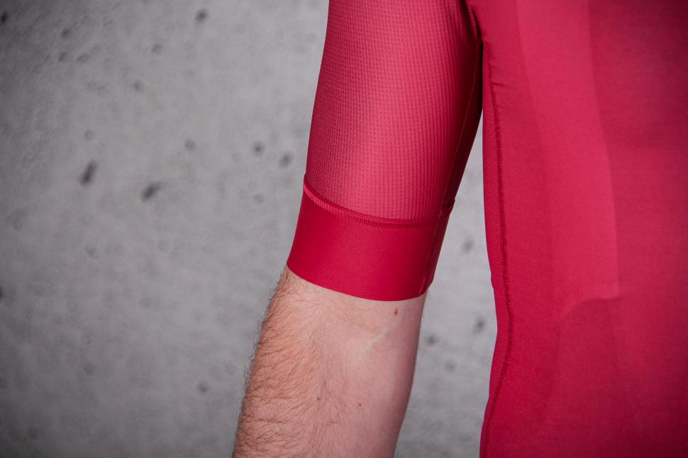 2022 Pas Normal Studios Men's Mechanism Jersey - Deep Red - cuff.jpg