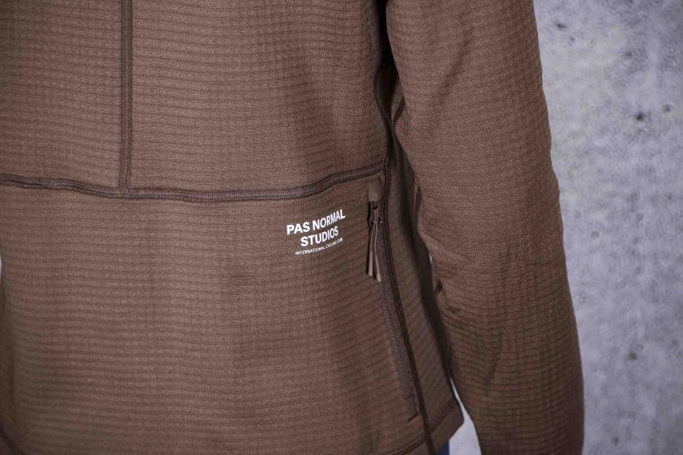 2022 Pas Normal Studios Women's Escapism Performance Fleece Zip - back detail.jpg