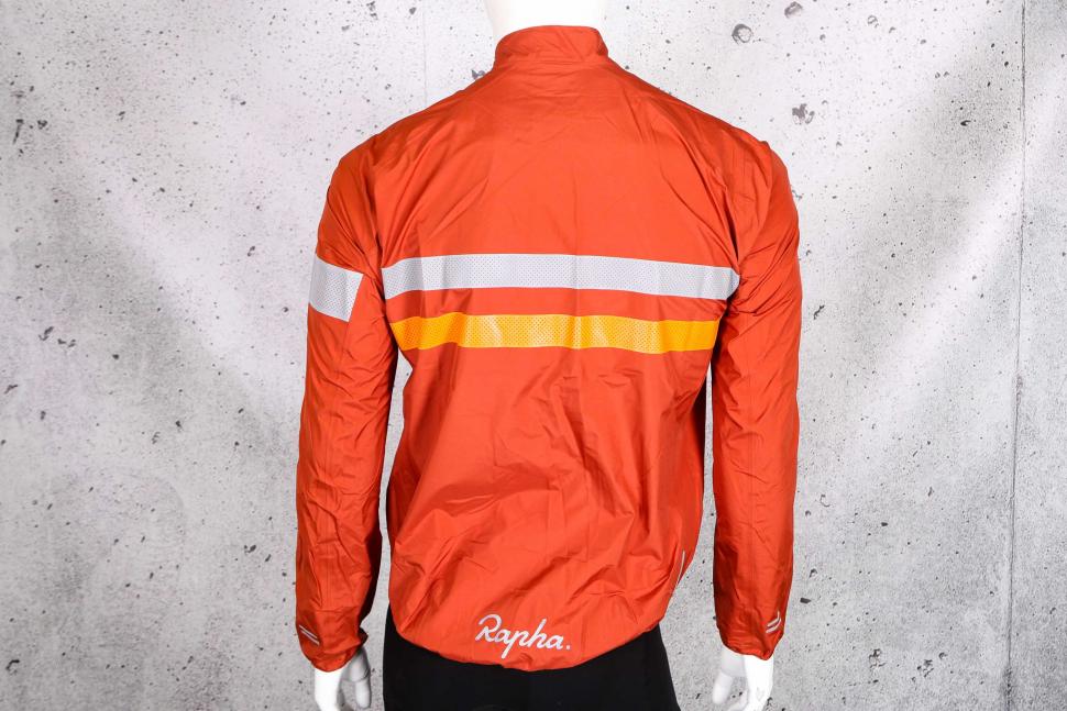 2022 Rapha Men's Brevet Gore-Tex Rain Jacket - back.jpg
