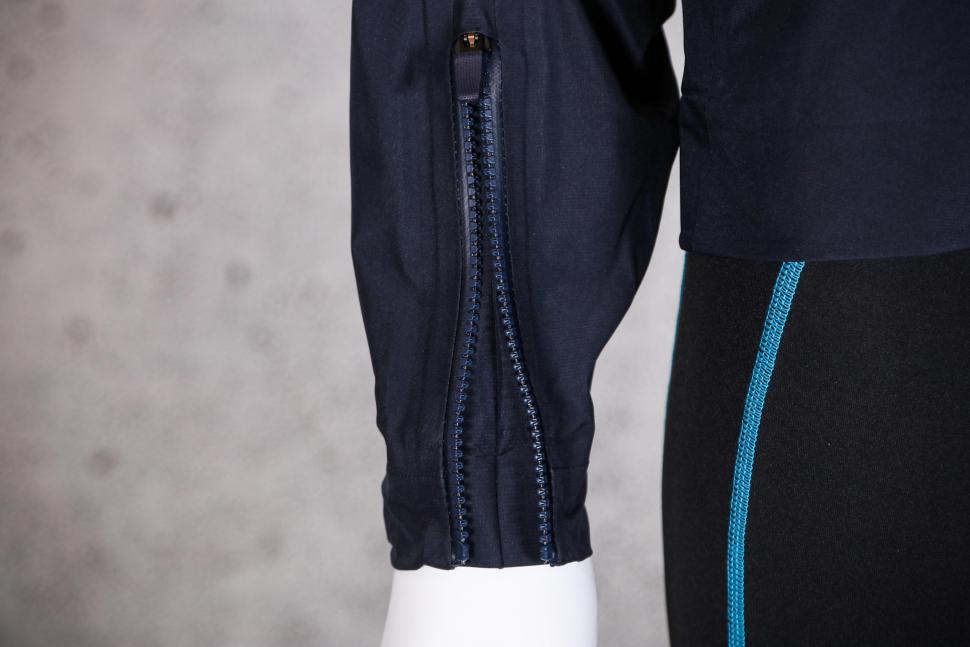 2022 Rapha Women's Pro Team Insulated Rain Jacket - cuff zip open.jpg