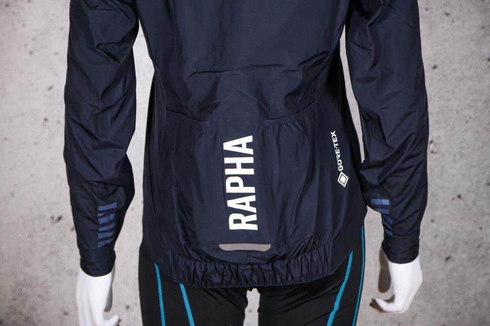2022 Rapha Women's Pro Team Insulated Rain Jacket - tail.jpg