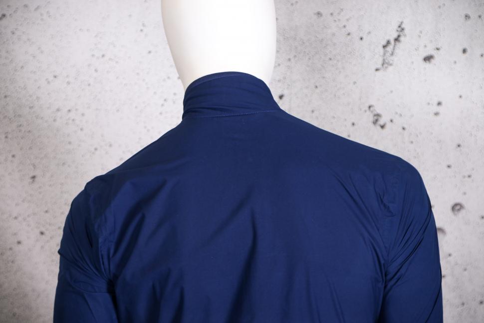 2022 Stolen Goat Men's Navy Waterproof Jacket - shoulders.jpg
