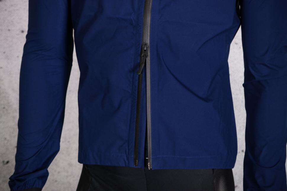 2022 Stolen Goat Men's Navy Waterproof Jacket - zip.jpg