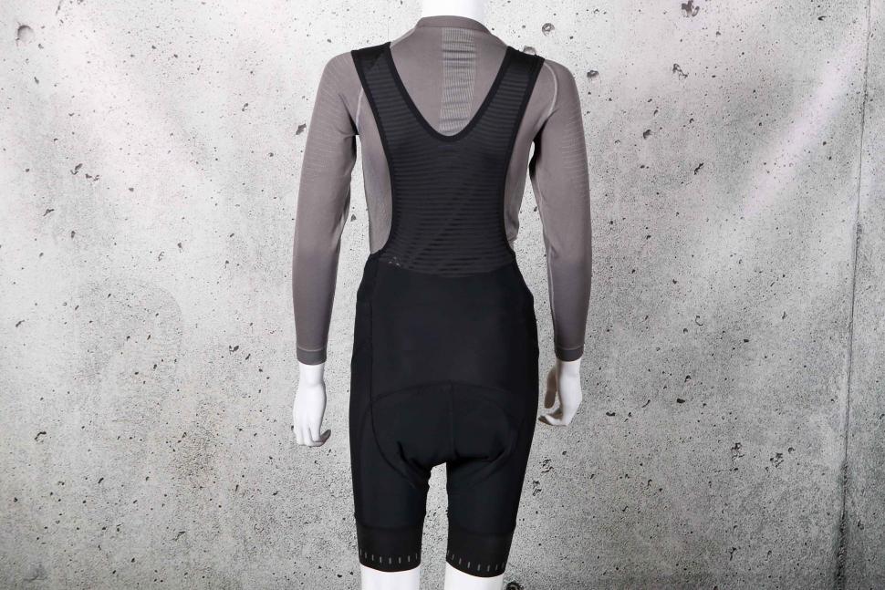 2022 Stolen goat Womens Black Ibex Bodyline Bib Shorts - back.jpg