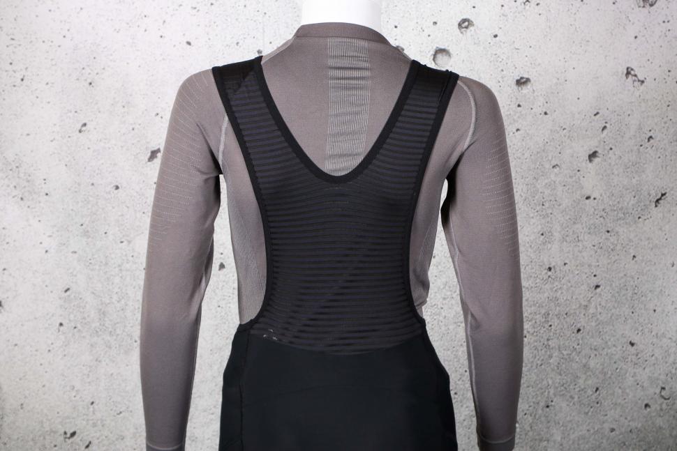 2022 Stolen goat Womens Black Ibex Bodyline Bib Shorts - straps back.jpg