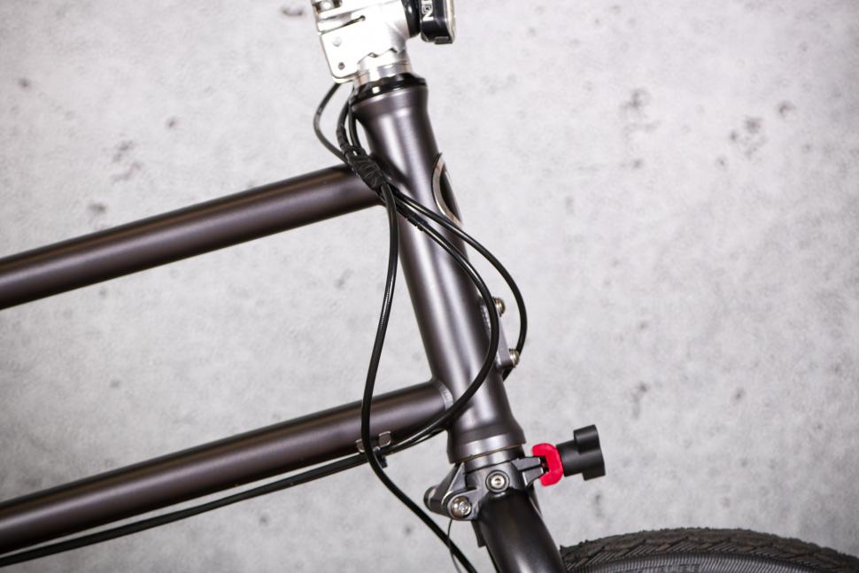 2022 Vello Rocky folding bike - head tube.jpg