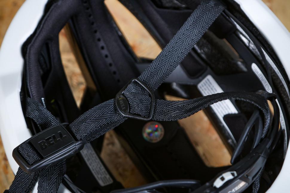 2023 Bell Falcon XR LED MIPS Road Helmet - strap.jpg