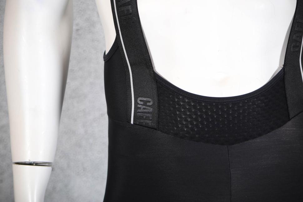 2023 Cafe Du Cycliste Cecile Men's Thermal Bib Shorts - straps detail.jpg