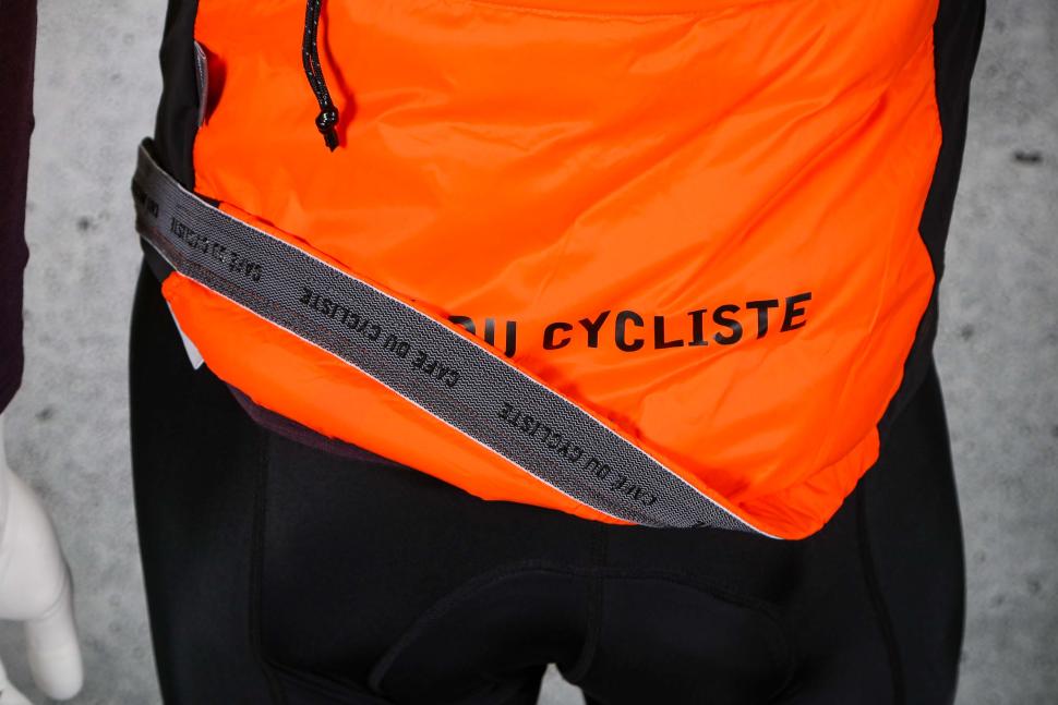 2023 Cafe Du Cycliste Maya Unisex Insulated Packable Cycling Gilet - gripper.jpg