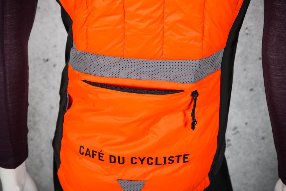2023 Cafe Du Cycliste Maya Unisex Insulated Packable Cycling Gilet - pocket.jpg