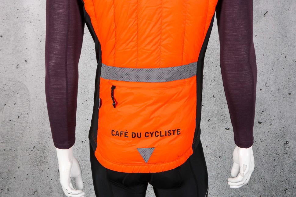 2023 Cafe Du Cycliste Maya Unisex Insulated Packable Cycling Gilet - tail.jpg