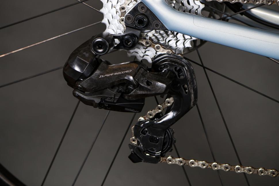 2023 Campagnolo Super Record Wireless - on bike - rear mech.jpg
