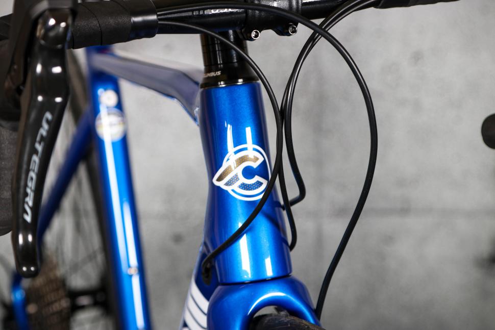 2023 Cinelli Superstar Disc Ultegra - head tube badge.jpg
