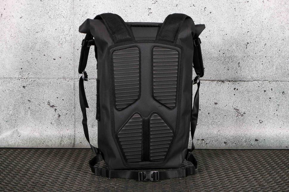 2023 Craft Cadence Cycling Backpack Roll Top Waterproof - 30 litres - back padding.jpg