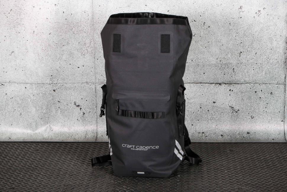 2023 Craft Cadence Cycling Backpack Roll Top Waterproof - 30 litres - roll top open.jpg