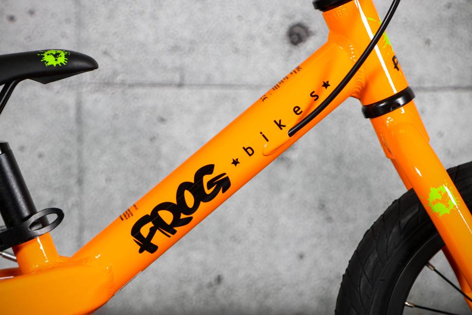 2023 Frog Tadpole balance bike - down tube.jpg