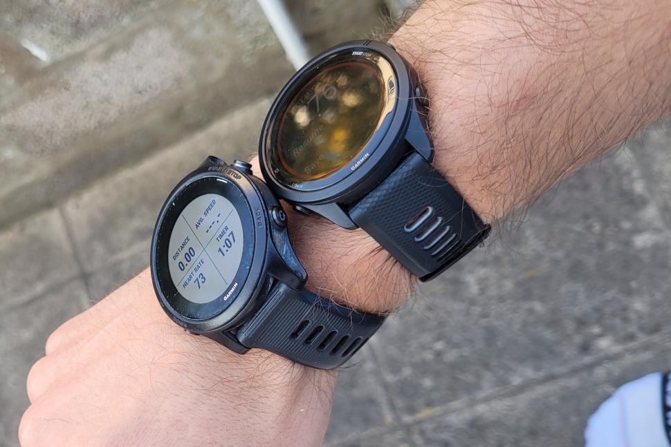 2023 Garmin Forerunner 265_Comparison with 945 unlit.jpeg