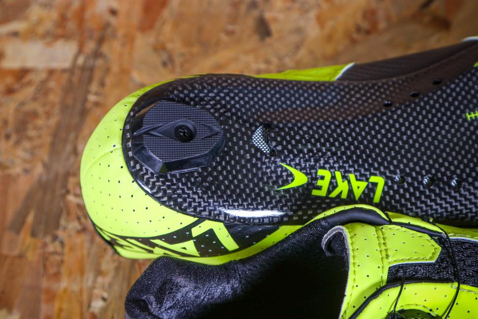2023 Lake CX302 road cycling shoes - sole heel.jpg