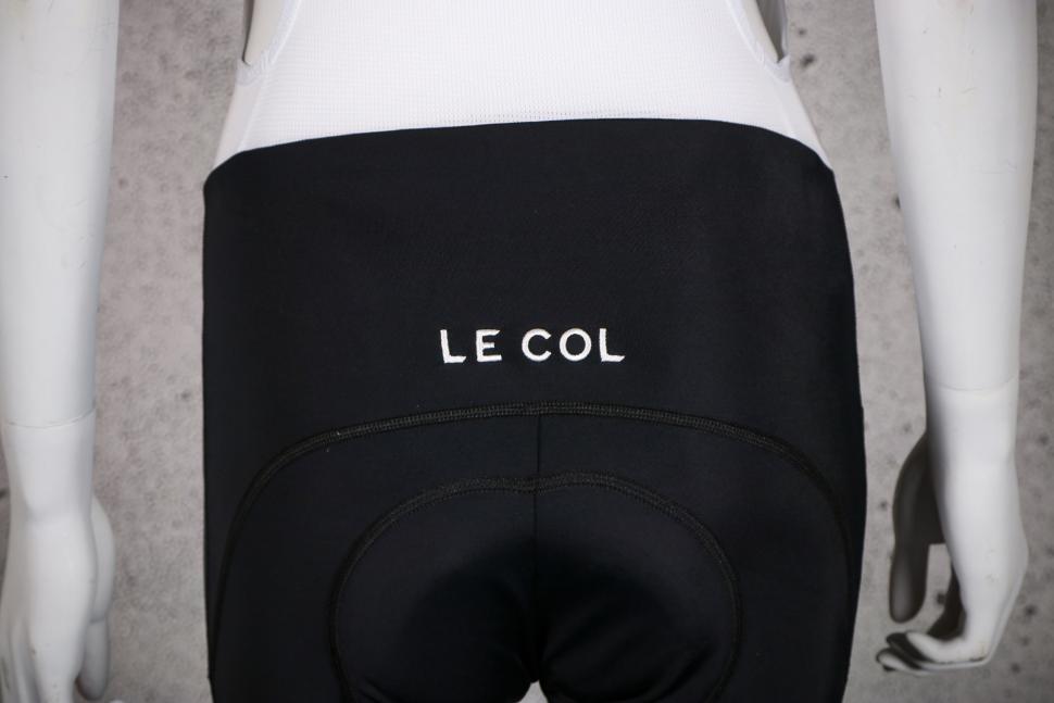 2023 Le Col Womens Pro Lightweight Bib Shorts - back detail.jpg