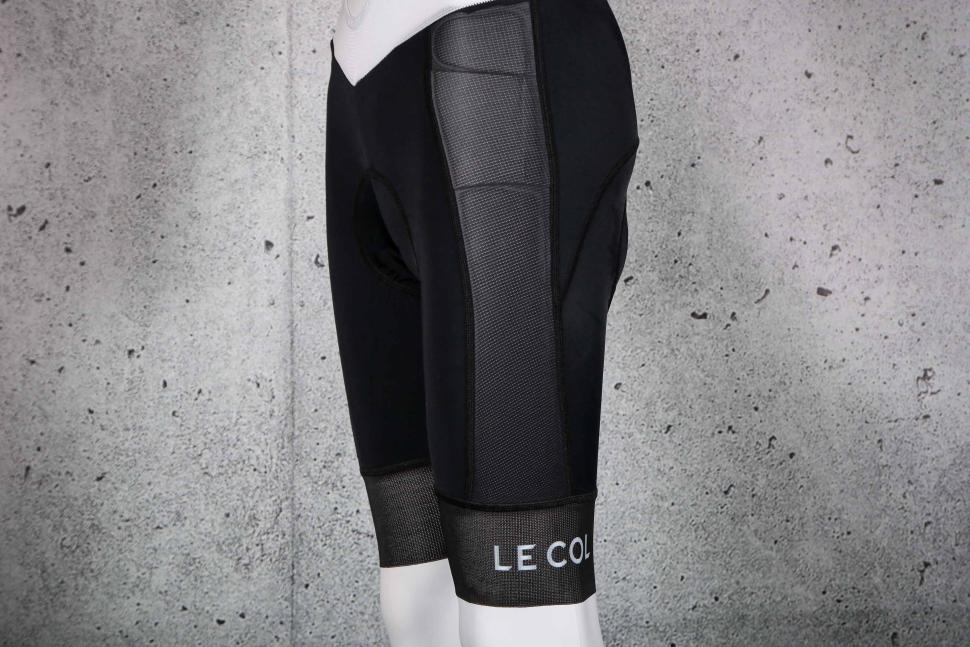 2023 Le Col Womens Pro Lightweight Bib Shorts - legs side.jpg