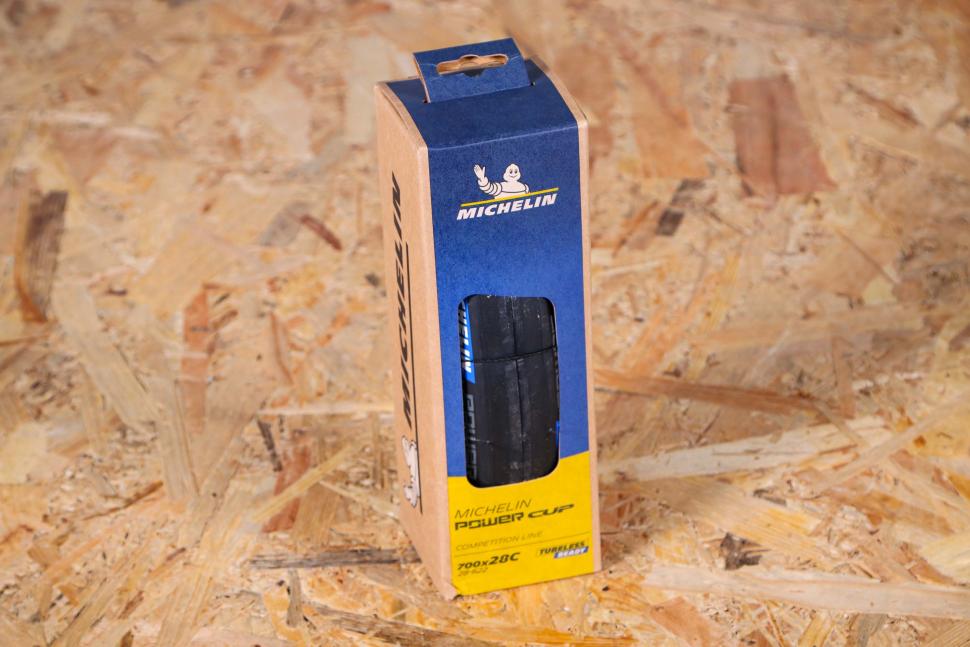 2023 Michelin Power Cup Tubeless Ready Tyre 700 x 28C - boxed 1
