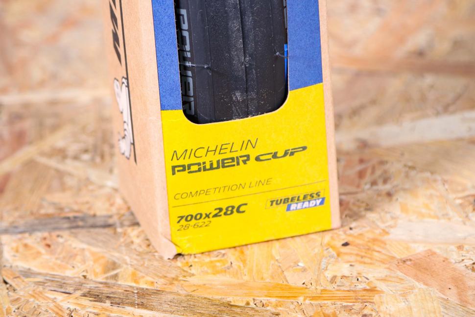 2023 Michelin Power Cup Tubeless Ready Tyre 700 x 28C - boxed 2