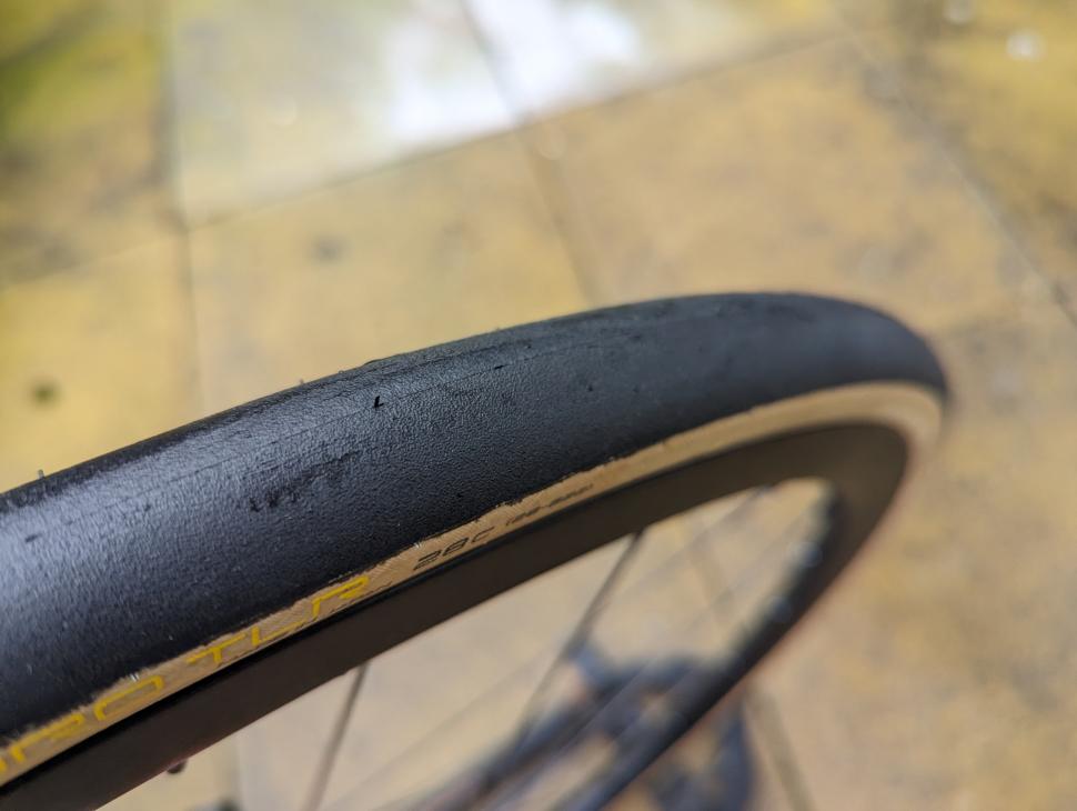 2023 Panaracer Agilest Duro TLR Folding Road Tyre Fitted 3.jpg