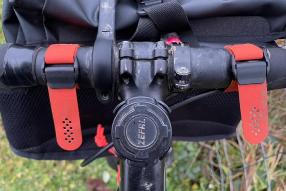 2023 Restrap Utility Hip Pack - straps on bars from top.jpg