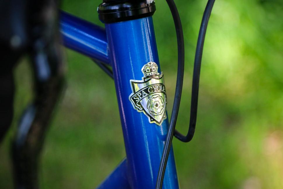 2023 Spa Cycles Audax Mono - head tube badge.jpg