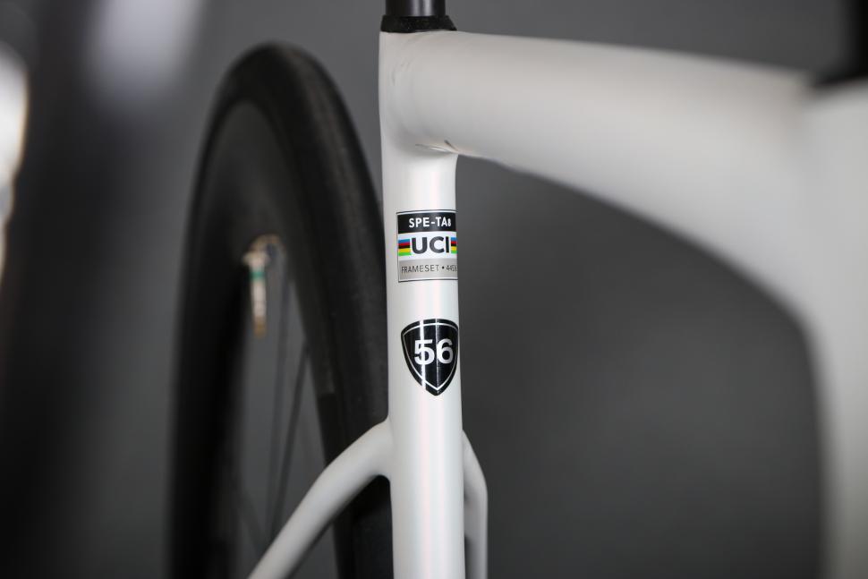 2023 Specialized S-Works Tarmac SL8 - SRAM Red eTap AXS - UCI sticker and frame size.jpg