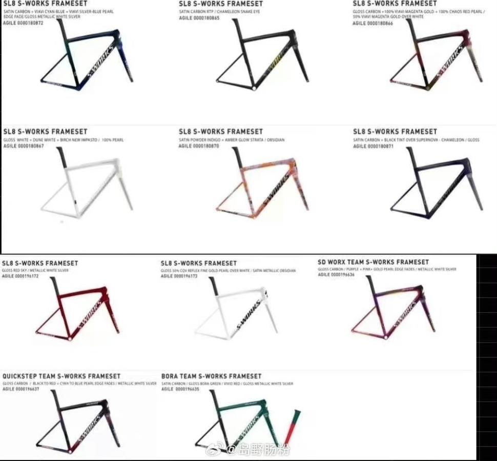 2023 Specialized Tarmac SL8 framesets - 1