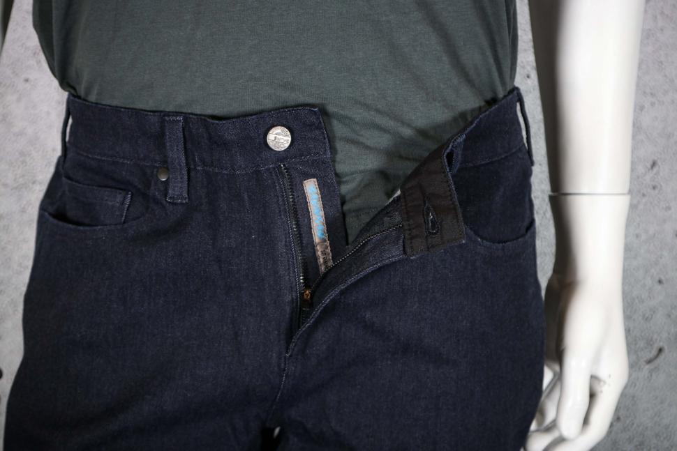 2023 Swrve 4-way stretch indigo CORDURA slim fit jeans - button and fly.jpg